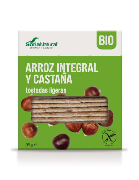 Pack de 2 ud Tostadas De Arroz Y Castaña de Alecosor Soria Natural