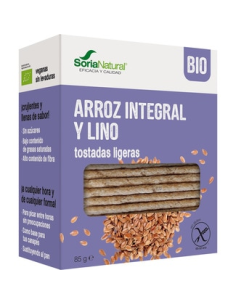 Pack 3X2 Tostadas De Arroz Y Lino Alecosor Soria Natural