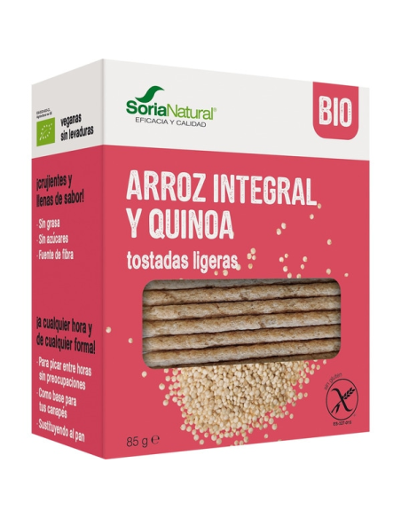 Pack de 2 ud Tostadas De Arroz Y Quinoa de Alecosor Soria Natural