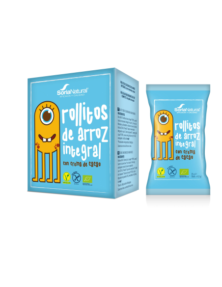Pack 3x2 Rollitos de Arroz Cacao Alecosor Soria Natural