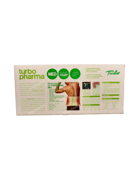Faja Med Lumb Elast Tub T/4 98-108Cm Blanco de Turbo