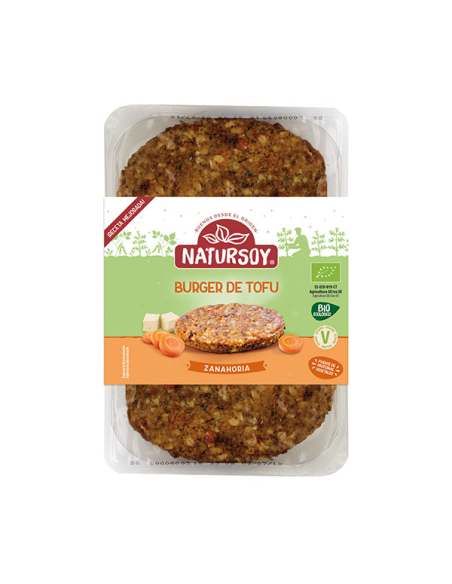 Hamburguesa de tofu y zanahoria 18 und.