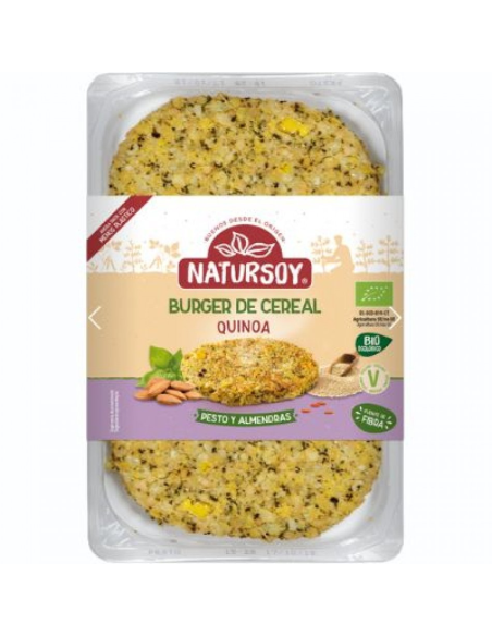 CEREAL BURGER QUINOA PESTO