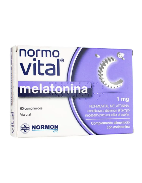 Normovital Melatonina Expo 5 Unidades Normon