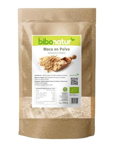 Maca En Polvo Eco  (Lepidium Meyenii) 250 Grm de Bibonatur