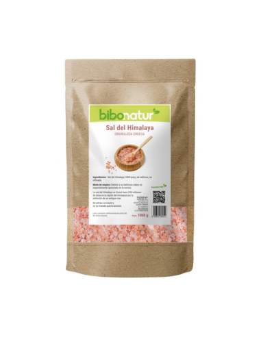 Sal Rosa Del Himalaya Granulada Gruesa 1000 Grm de Bibonatur