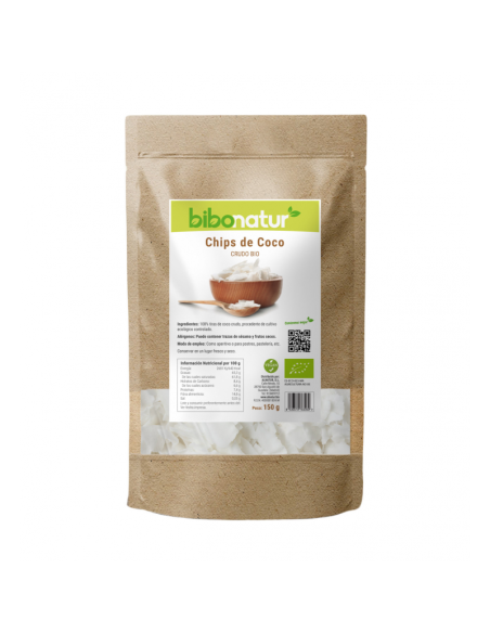 Chips De Coco Crudo Bio 150 Grm de Bibonatur