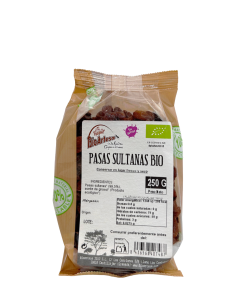 Pasas Sultanas Bio 250 Grm de Bibonatur