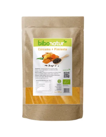 Curcuma+Pimienta Salero Bio 100Gr de Bibonatur