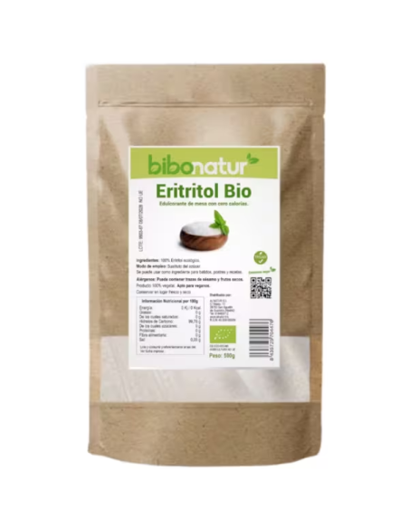 Eritritol Bio 500 G de Bibonatur