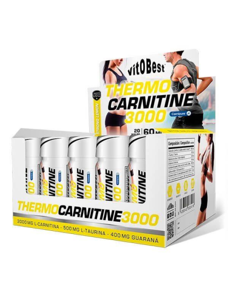 Thermo Carnitine 3000 Limon 20 Viales 60 Ml de Vit.O.Best