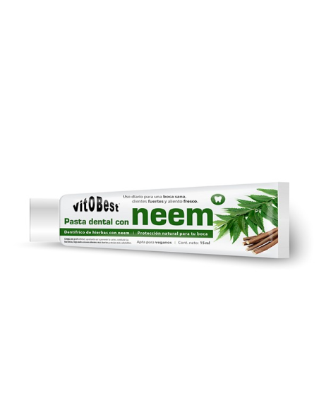 Pasta De Dientes Neem 15 Ml de Vit.O.Best
