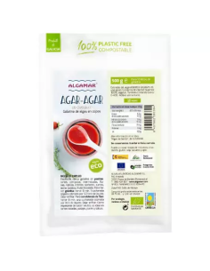 Alga Agar Agar Copos Bio 500g - Natural y Vegano Algamar