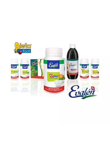 Evalen Plus - Bloqueador 60 Caps X 500 Mg de Dieta Facil