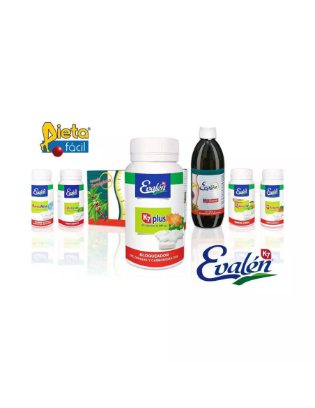 Evalen Plus - Bloqueador 60 Caps X 500 Mg de Dieta Facil
