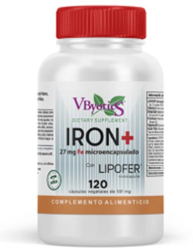 Iron Microencapsulado 120 Vcap de Vbyotics