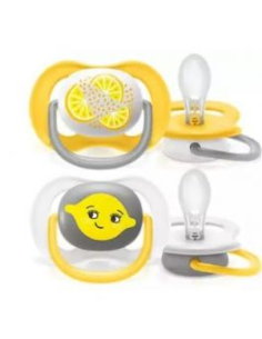 Chupete Ultra Air 6-18Meses Neutro 2Ud. Scf080/18 de Avent