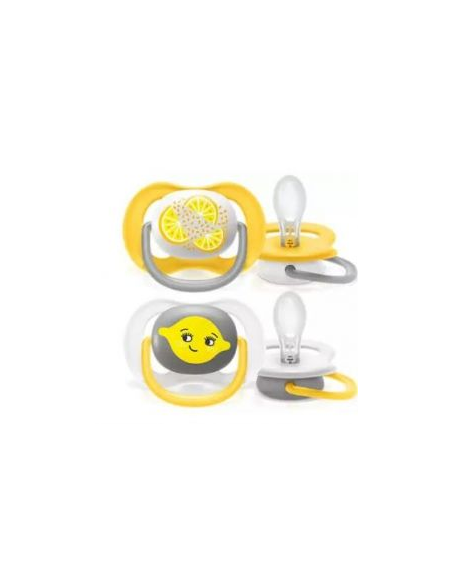 Chupete Ultra Air 6-18Meses Neutro 2Ud. Scf080/18 de Avent