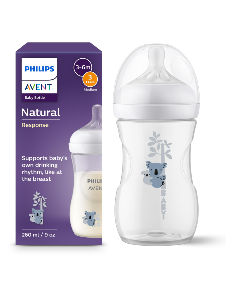 Biberon Natural Response Koala 260Ml Scy903/67 de Avent