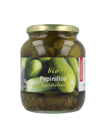 Pepinillos Agridulces Bote Pequeño Bio 350 g  de Machandel
