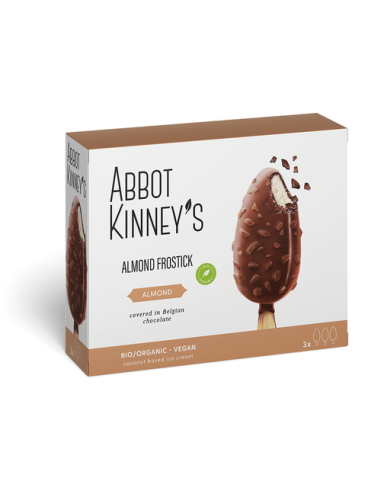 Helado De Almendras Cubierto De Chocolate, Bio 3 X 80 Ml de Abbot Kinney