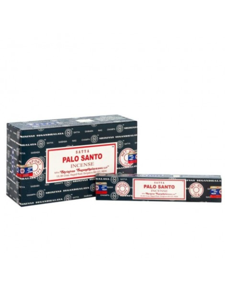 Incienso Palo Santo Sticks Caja 12/U 12 x 15g  de Satya Inciensos