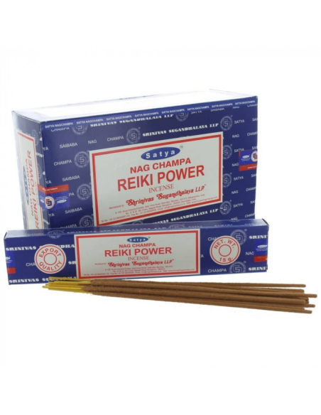 Incienso Reiki Power Sticks Caja 12/U 12 x 15g  de Satya Inciensos