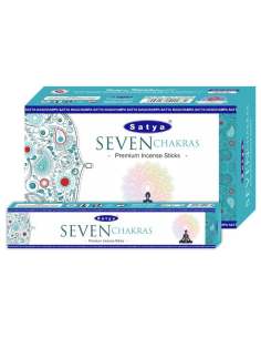 Incienso Seven Chakras Sticks Caja 12/U 12 x 15g  de Satya Inciensos