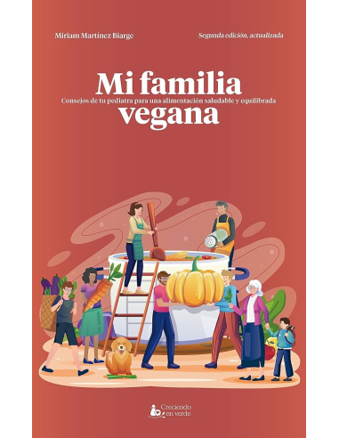 Libro Mi Familia Vegana 1/U | Recetas Saludables y Fáciles