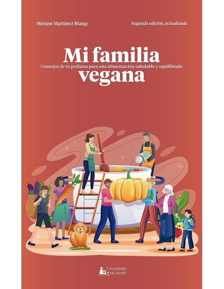 Libro Mi Familia Vegana 1/U | Recetas Saludables y Fáciles