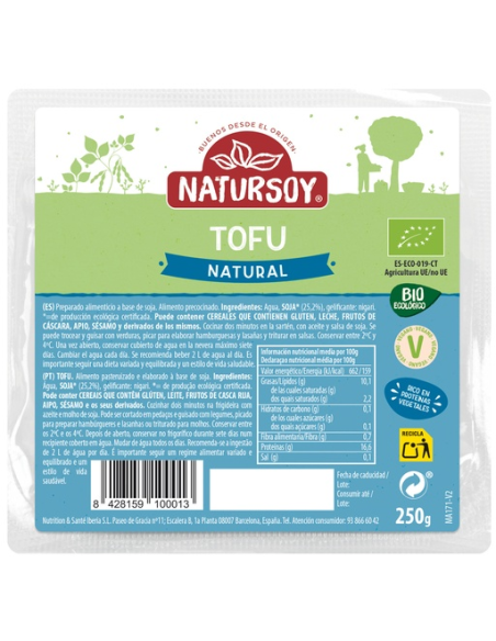 Tofu fresco 250g BIO de Natursoy