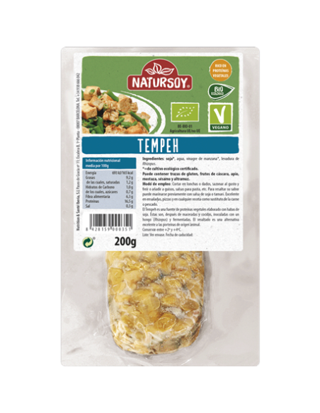 Tempeh fresco bio 200gr de Natursoy