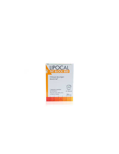 Lipocalblok 600 60 Cap Nueva Formula Chitosan Veg