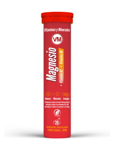 Efervescentes Magnesio + Vit B2 y B6 VM Ynsadiet  Energía Vital