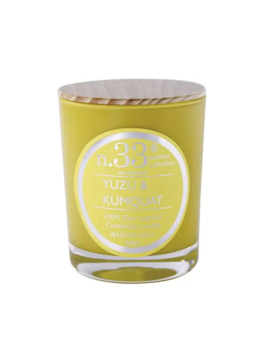 Vela Vaso Pequeña Perf33P Yuzu-Kumquat 5,6X7,5 Cm de Cerabella