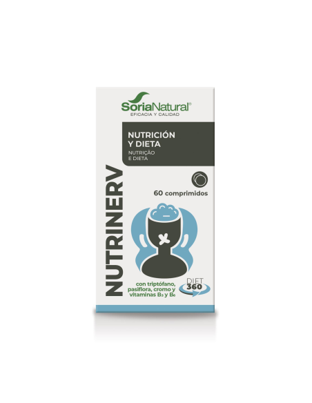 Nutrinerv 60 Comprimidos Soria Natural  Apoyo Nervioso Saludable