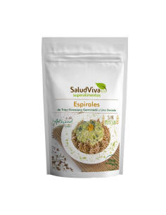 Espirales Trigo Sarraceno Germinado Y Lino Dorado 250 Gr. de Salud Viva