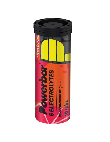 Electrolytes Pink Grapefruit+Cafeina 10Tabs de Power Bar