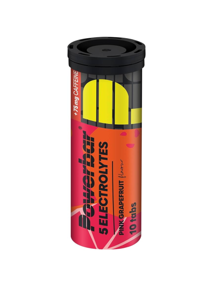 Electrolytes Pink Grapefruit+Cafeina 10Tabs de Power Bar