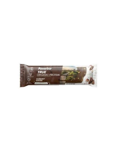 True Organic Protein Hazelnut Cocoa 16Barritas de Power Bar