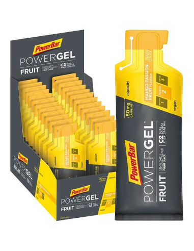 Powergel Mango-Passionfruit Cajita 24 Unid 41Gr de Power Bar