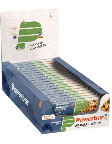 Natural Proteina Blueberry Nuts 18Barritas de Power Bar