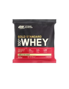 On 100% Whey Gold Stand 24X30G Vanilla Ice Cream de Optimum Nutrition