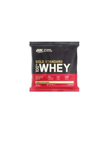 100% Whey Gold Stand Vainilla Ice Cream 24x30g Optimum