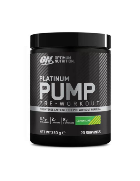 On Platinum Pre Workout Pump Lemon & Lime 380G de Optimum Nutrition