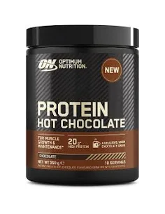On Protein Hot Chocolate Hazelnut 350G de Optimum Nutrition