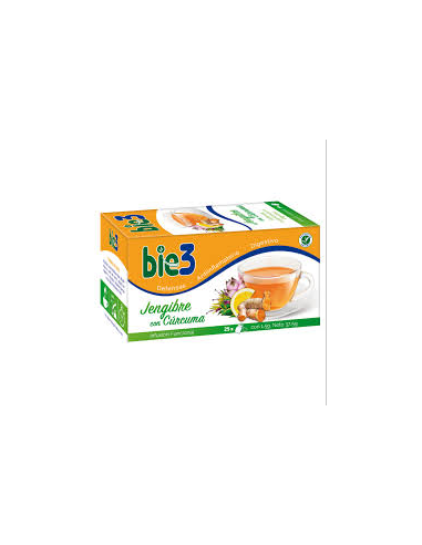 Bie 3 Jengibre Con Curcuma Infusion 25 Sbrs. de Bie 3