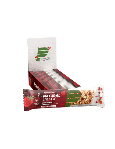 Barritas Natural Energy Cereales Fresa-Arand. 18Ud de Power Bar