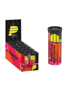 Electrolytes Pink Grapefruit+Cafeina 12X10Tabs de Power Bar