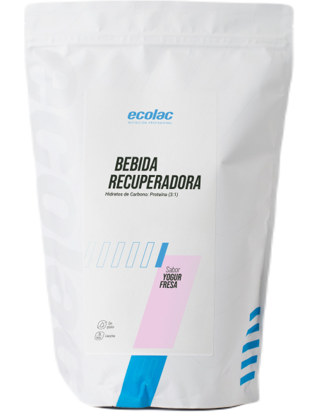 Prep.Polvo Bebida Yogur-Fresa Recuperadora 1200Gr de Ecolac